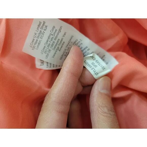 J. crew Tiered maxi dress in taffeta 8 NWOT - Picture 6 of 7
